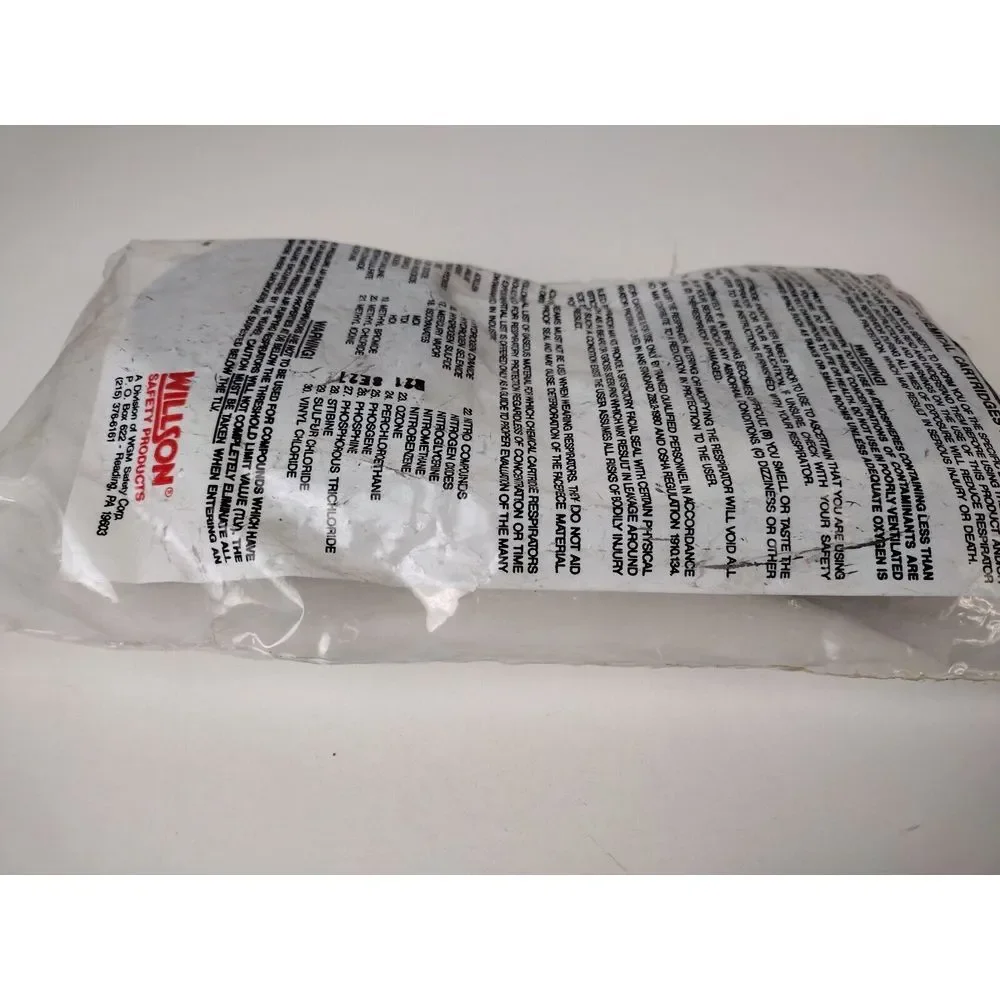 Willson R-21 Replacement Chemical Cartridges For Respirator - TC-23C-50 NOS